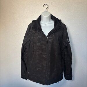 Pre-Loved Free Country Ladies Super Softshell Jacket Jet Black Size XL